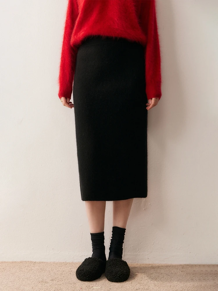 Cashmere skirt warmth