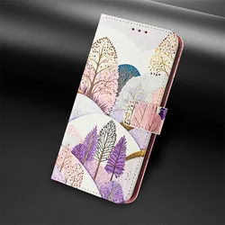 Painted Pattern Leather Flip Case - Premium Smartphone Cover for Honor X6b X6A (CH1)