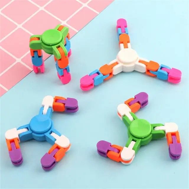 Fidget Chain Toys Tracks Antistress Chain Toy For Children Adult Vent Stress Relief Hand Spinner Toy Gyro Toy For Kids Fun Gift 3