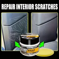 QIFENGHE Car Interior Scratch Repair Wax - Plastic Interior Renewal Coating, Car Dashboard and Panel Repair Scratch Removal Kit 2