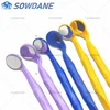 Dental Mouth Mirror Oral Examination Mirror front surface ultra definition Refractive Index 99.2% 92% and 85% with endo Ruler 4