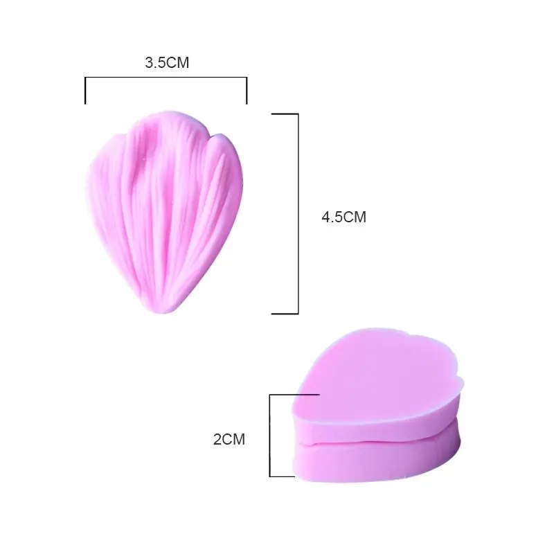 Silicone Mold Daisy Flower Petals Embossed Chocolate Fondant Cake Mold Food Grade Silicone Soap Mold Kitchen Baking Decorating Tools