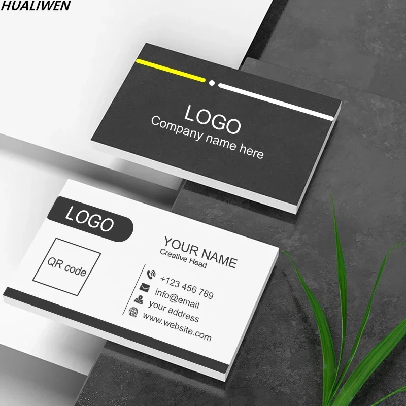 100PCS Full-color Double-sided Printing Business Card 300GMG Paper