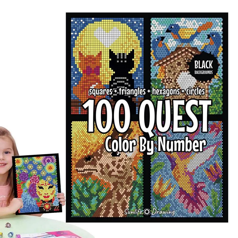 BAAU Colorful Digital Painting Book for Exploration and Creativity for Kids