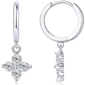 Fortune, Chosen™ — Zircon Clover Earrings 6