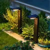Solar Powered Outdoor Pathway Garden Landscape Lamp Waterproof Spot Lights Auto on Off Warm White LED Lawn Lamp for Yard Patio 4