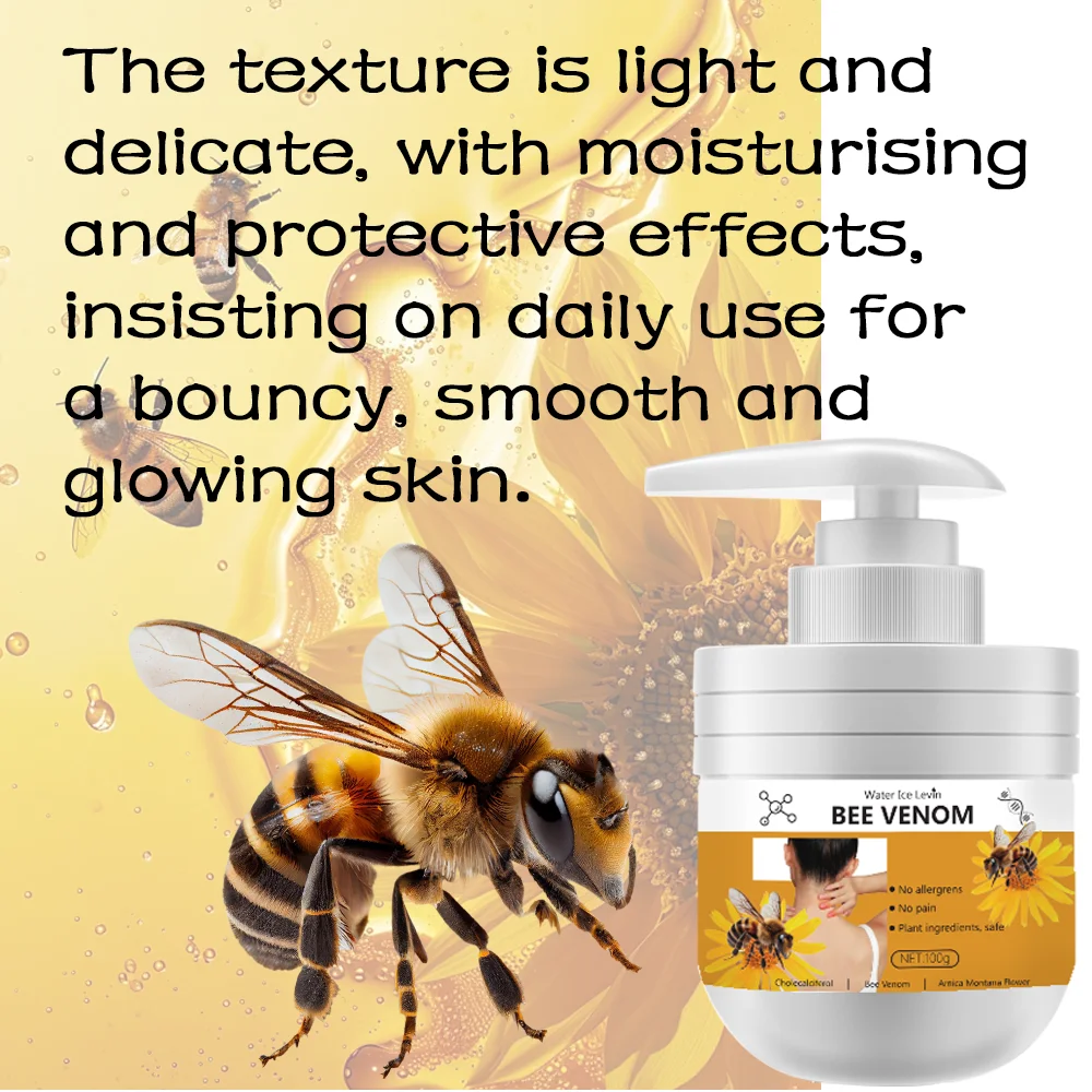Bee venom cream Body Remove Chicken Skin Lift Firm Anti-Dryness Treat Melanin Tender Smooth Lotion Bright Moisturizer Body Milk 3