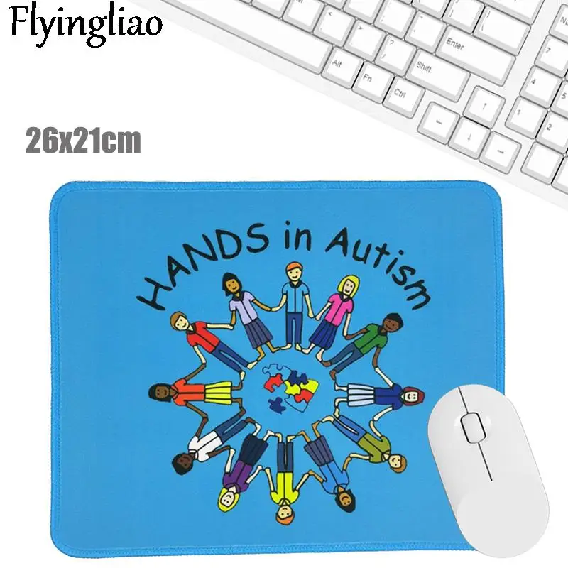 Autism pattern Blue Cute desk pad mouse pad laptop mouse pad keyboard desktop protector school office supplies