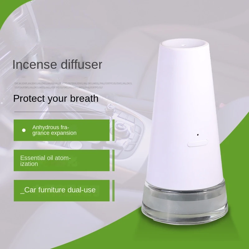 

Household Vehicle Mounted Air Aromatherapy Machine White Perfume Split Diffuser Water Free Essential Oil Sprayer