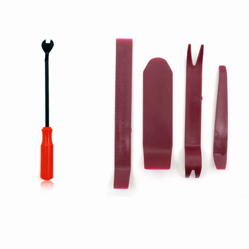 4PcsAutoCarRadioPanelDoorClipPanelTrimDashAudioRemovalKit