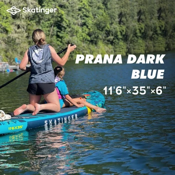 Skatinger 11'6'' X 35'' X 6'' Inflatable Paddle Board for Adults Paddle Gonflables Sup Board Prancha Paddle 3
