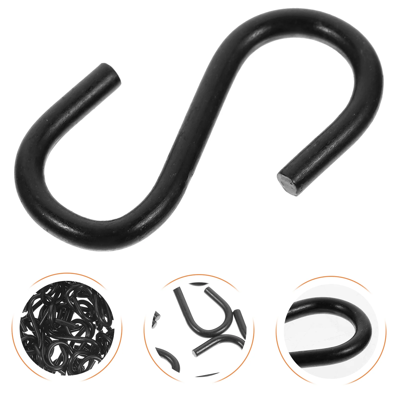 

100 Pcs Heavy Duty Hangers Hook Multipurpose Household Hooks Plant Punch Free Coat Hanging Holder Home