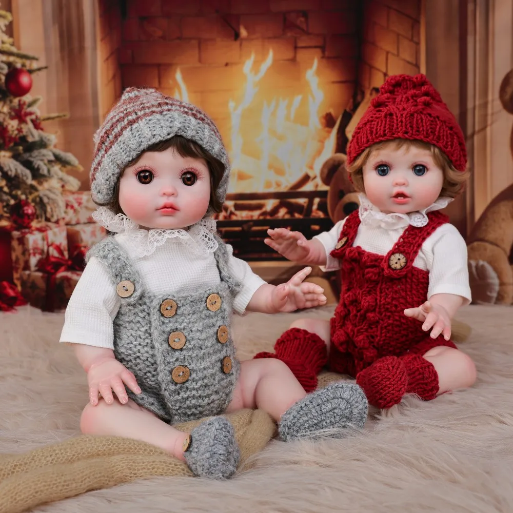 Bébés Reborn Réalistes Tenues Tricotées Hiver Noël - Peluche Shop