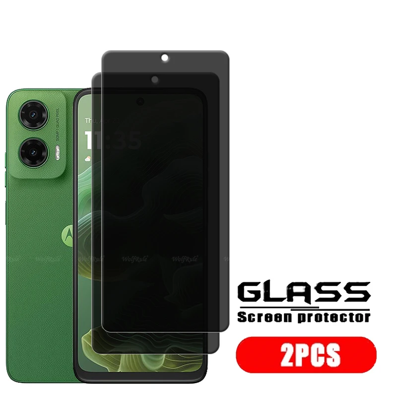Pack of Tempered Glass HD Privacy Screen Protectors with Anti-Spy and 9H Hardness