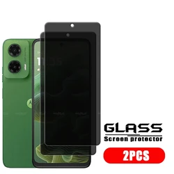 Pack of Tempered Glass HD Privacy Screen Protectors with Anti - Spy and 9H Hardness - Moto G35 (2 Front Glass)