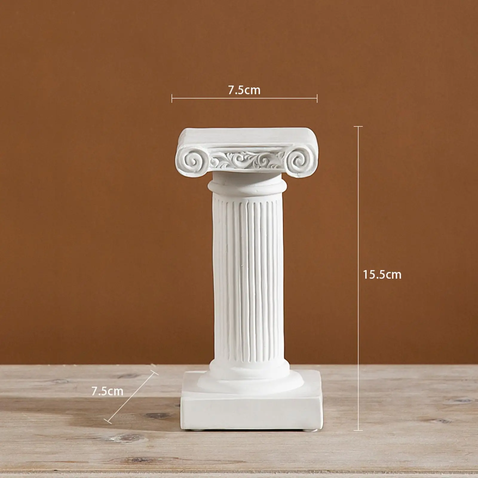 Mini Greek Columns Table Decorations Alabaster Sculpture for Wedding