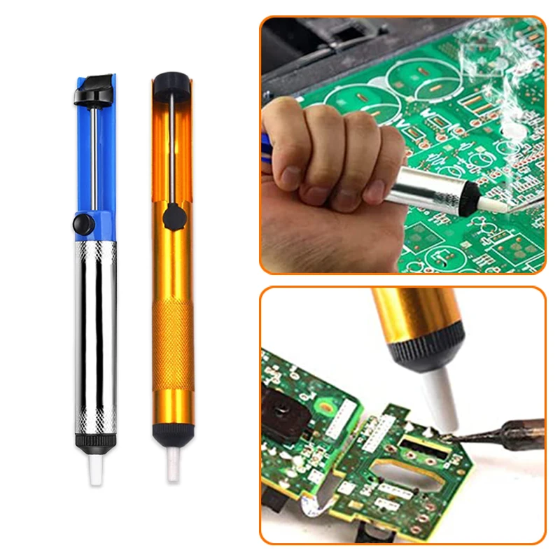 Aluminum Metal Desoldering Pump Suction Tin Gun Soldering Sucker Pen