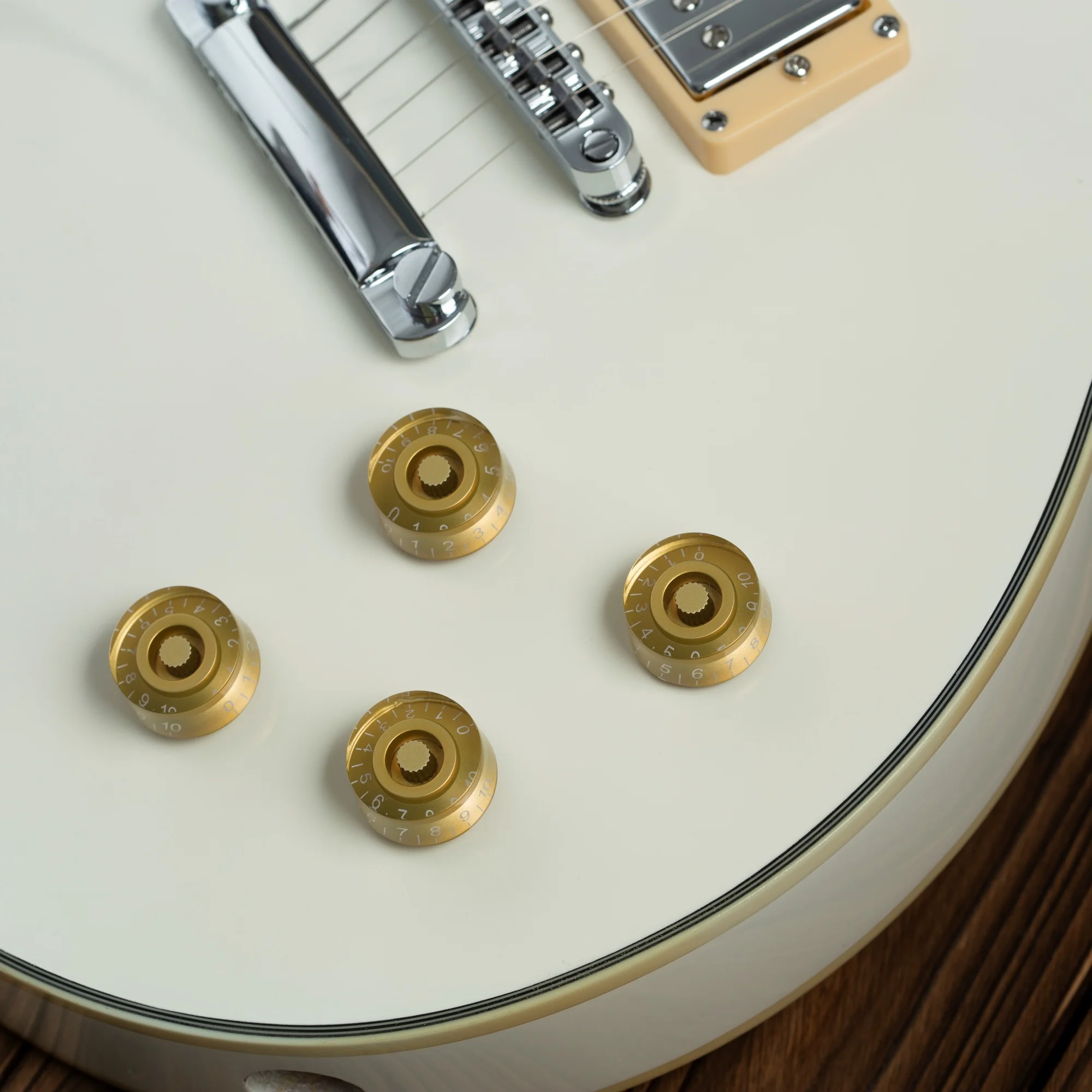 PHRILAM 3/8 Zoll USA LP Gitarren-Drehknöpfe, Feine 18-Spline Ton- und Lautstärkeregler für Les Paul – Detail 1