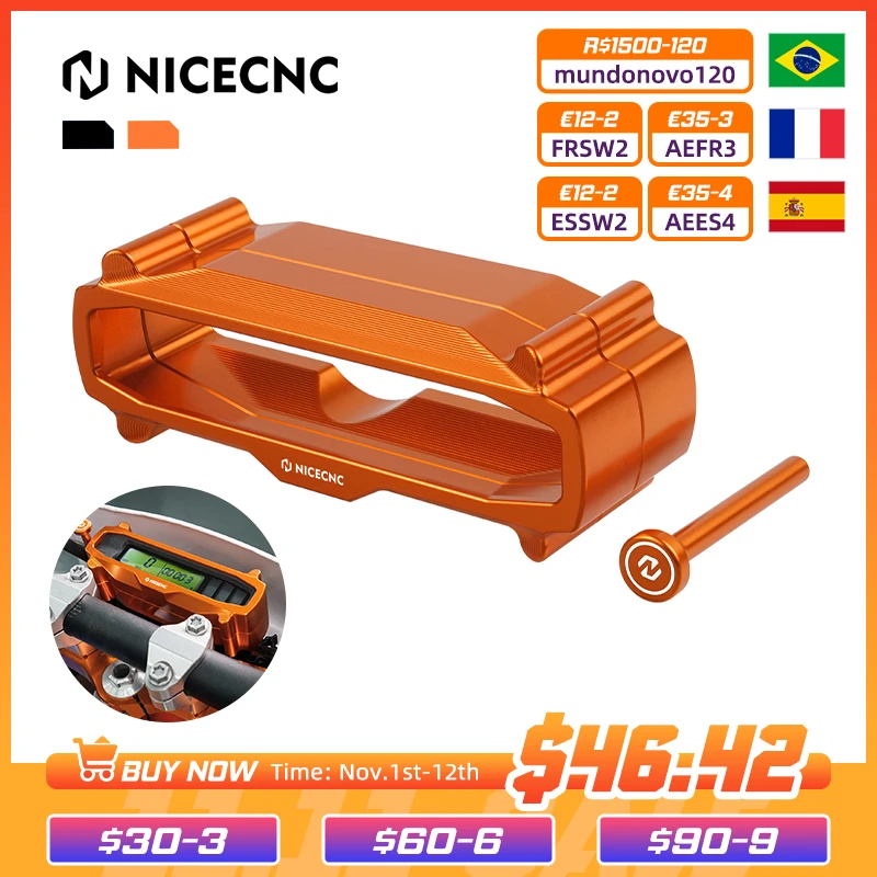 NiceCNC Speedo Odometer Protector Guard Cover For KTM EXC EXC F XCW XCF