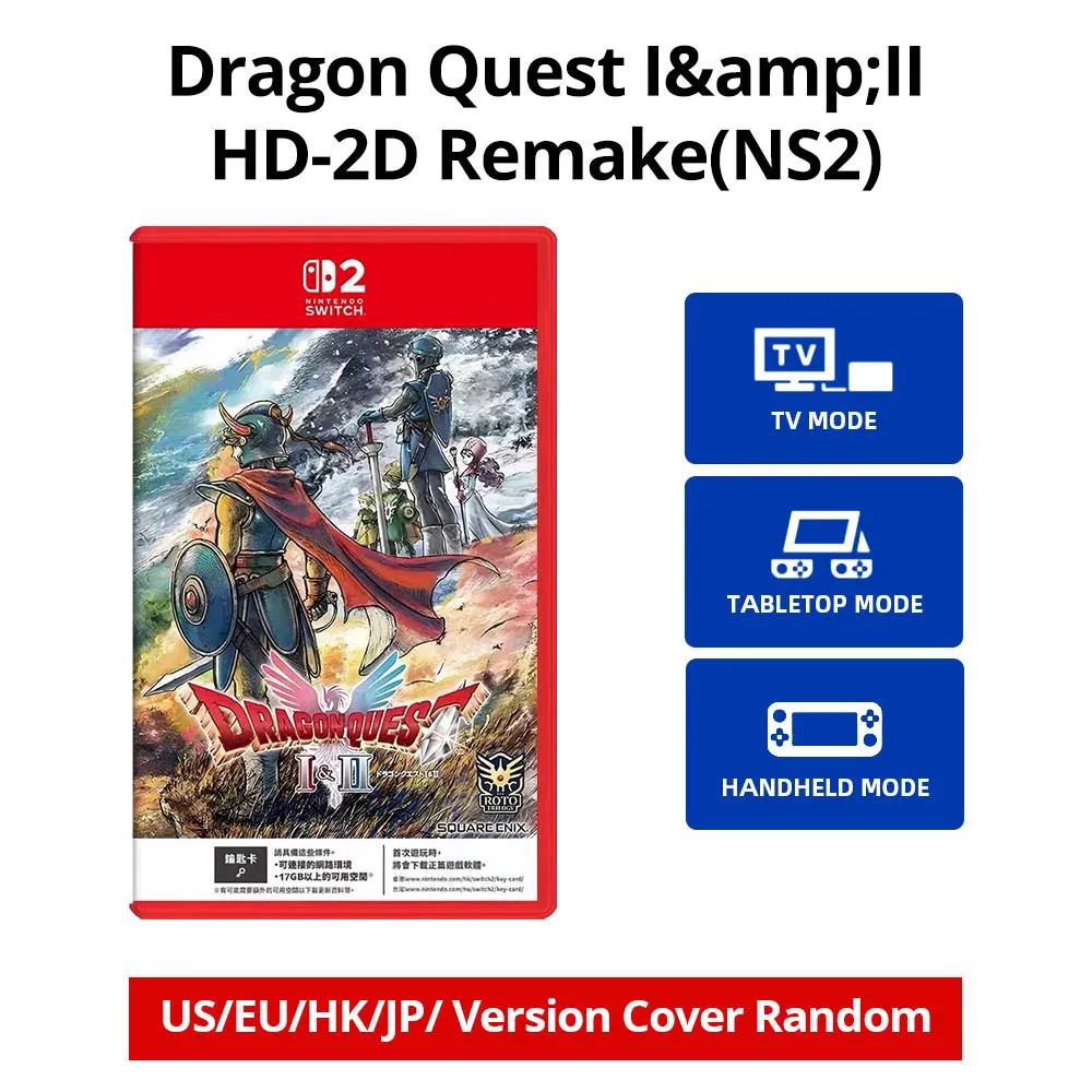 Nintendo Switch Game - Dragon Quest I&amp II HD-2D Remake - voor