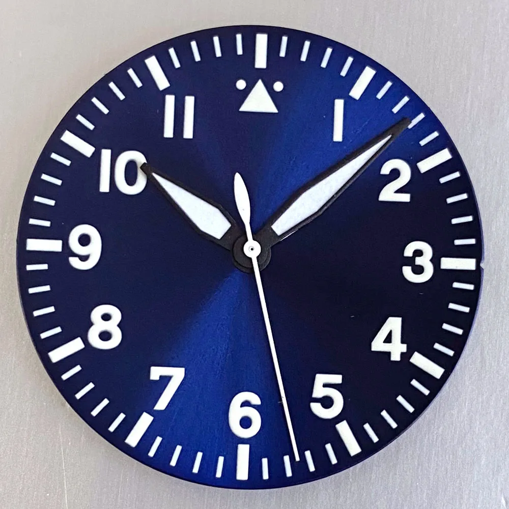 Sunburst Multicolor Watch Dial with Hand Set
