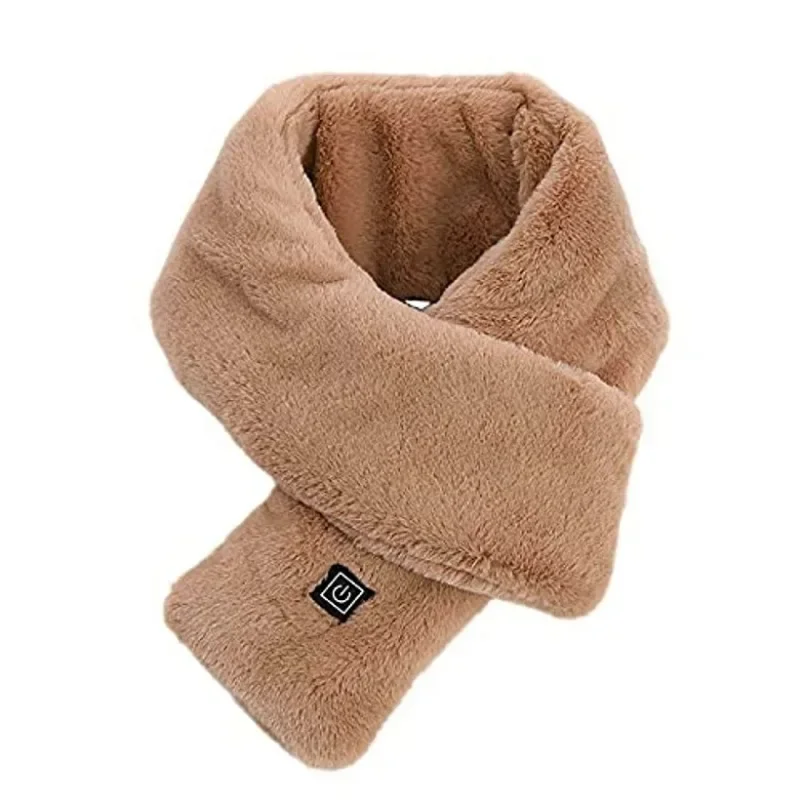 Heating Scarf Electric Heated Scarf USB Rechargeable Soft Three-gear Temperature Control Neck Wrap Warmer