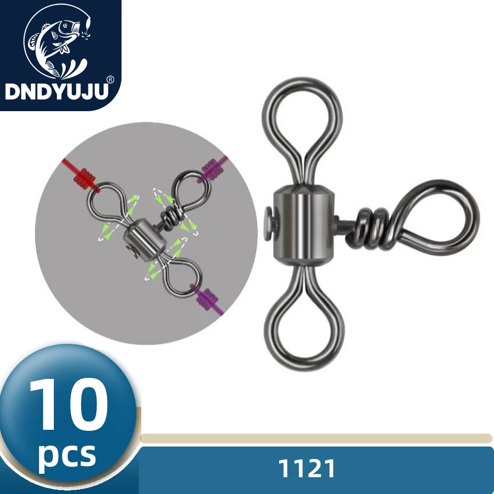 

10 шт., рыболовные Вертлюги DNDYUJU