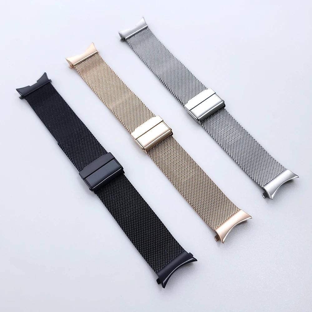 Cinturino Per Samsung Galaxy Watch 4 Classic 46Mm 42Mm No Gap Mesh Belt Galaxy Watch4 44Mm 40Mm Accessori Cinturino In Acciaio Inossidabile