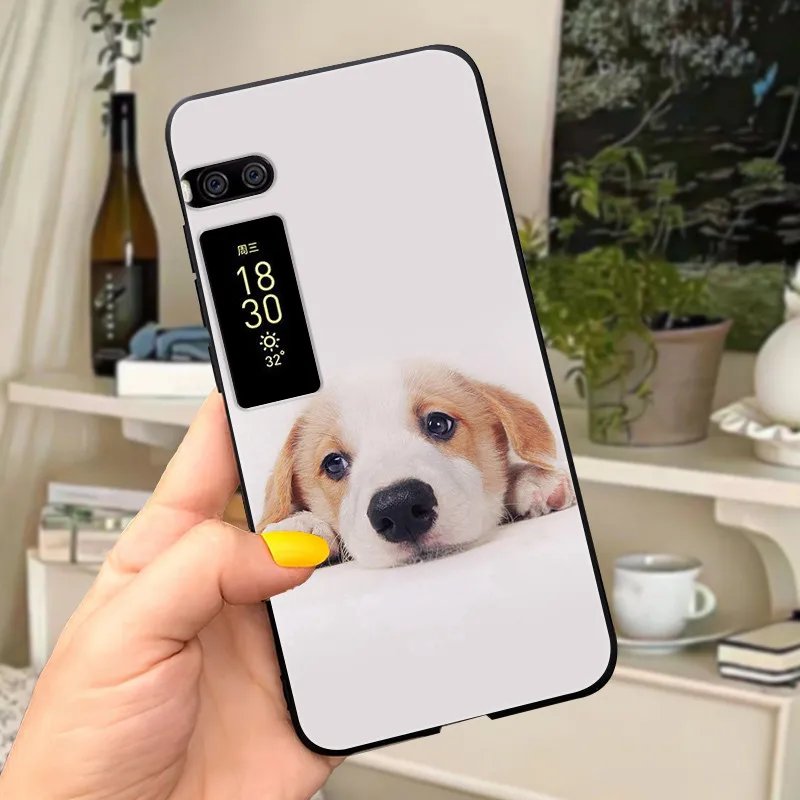 Marble Wolf Cute Silicone Soft TPU Phone Cover Case