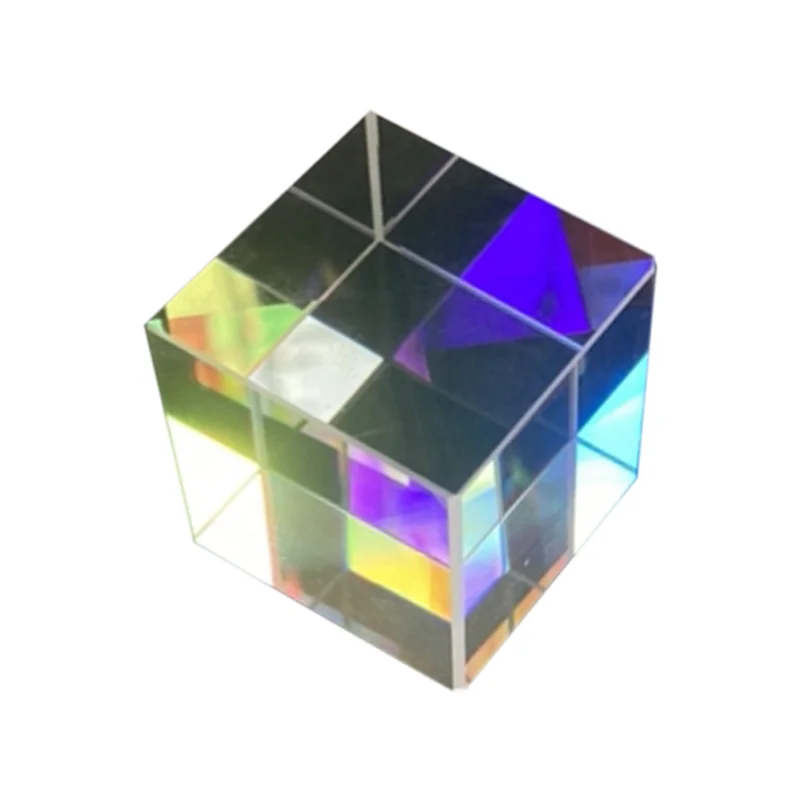 Prism RGB Combiner Splitter Dichroic Prism Decoration Physics Teaching Tools Photograph Research Educational Gift-A46Q