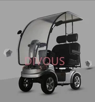 Adult Four-wheeled Electric Car Mobility Scooter Suitable Elderly Disabled 1