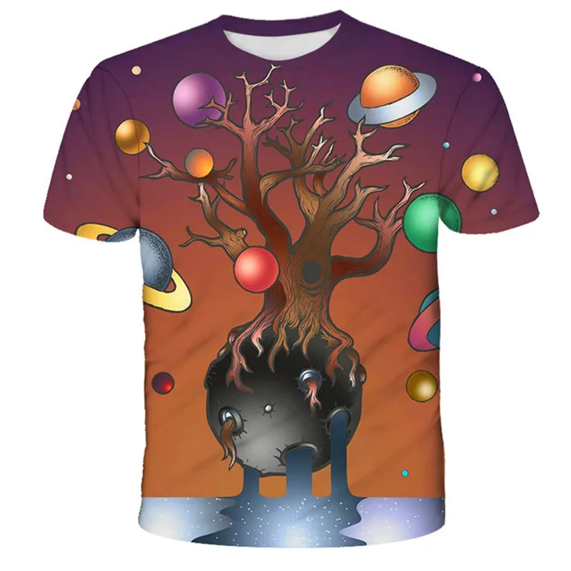 cute shirts Universe Planet Space Galaxy 3D T Shirts boys gilrs Kids T Shirts 3D Printed Starry Sky Cool T Shirts Fashion Street Tops funny t shirts