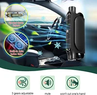 Ventilateur de refroidissement pour siège de voiture, 3 vitesses réglables, 5V USB, ventilateur d'air pour appuie-tête de voiture, ventilateur de siège de voiture pour l'avant et l'arrière, accessoires intérieurs de voiture 3