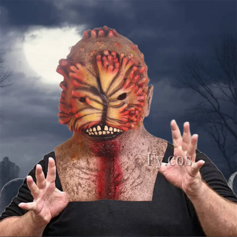 

Last of Us Mask Masquerade Cosplay Movie Monster Zombie Figure Anime Full Face Latex Mascara Horror Halloween Costumes for Men