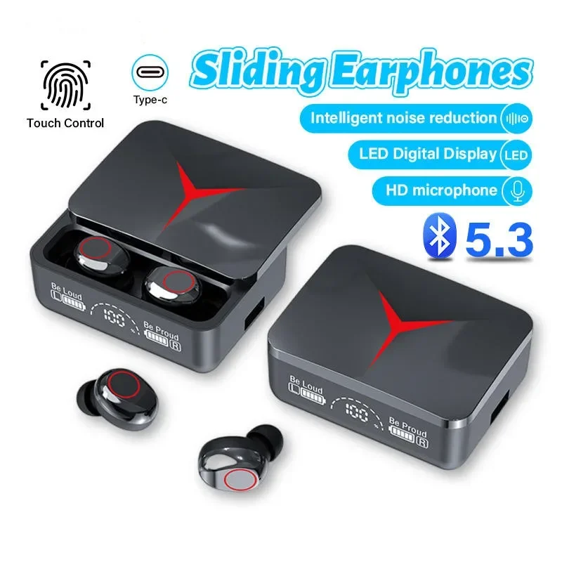 Original TWS M90 Wireless Headphones Gaming Earphone Bluetooth 5.3 Sport Earbuds Music Headset For iphone Xiaomi Free Shipping 1