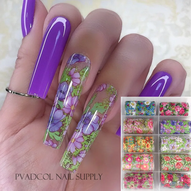 12pcs/lot Sex Nail Art Sticker Flower Water Tranfer Sticker Nails Beauty  Wraps Foil Polish Decals Nail Art Decorations JH001 - AliExpress