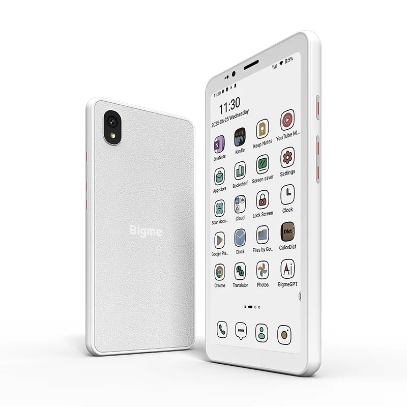 Lector de libros electrónicos Bigme Hibreak S Color, pantalla E-ink de 5.84'', 6GB+128GB, sistema operativo Android 14, lector electrónico con papel electrónico amigable con la vista.