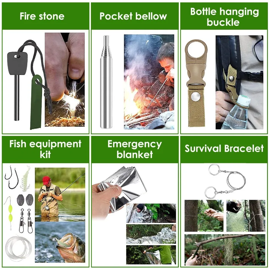 47Pcs Emergency Survival Kit 5