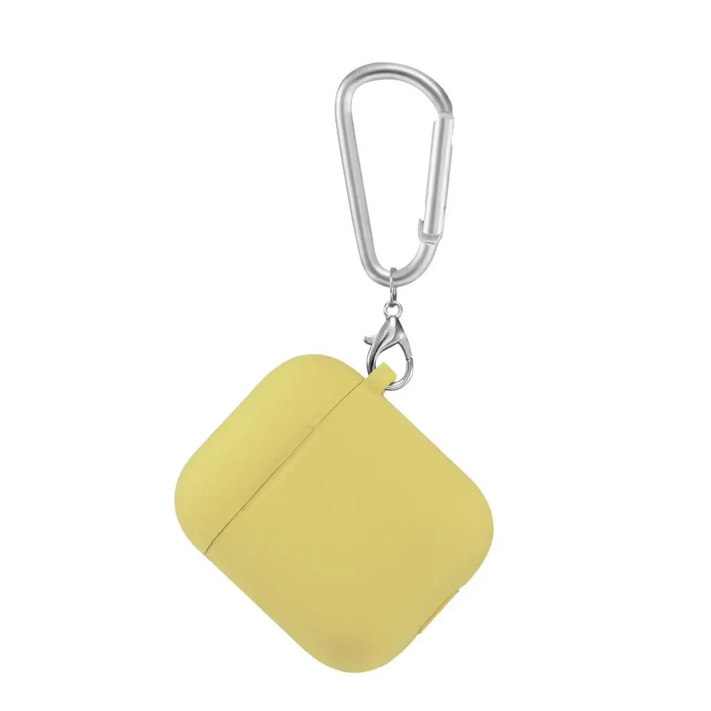 Soft Silicone Protective Earphone Case with Keychain Accessories