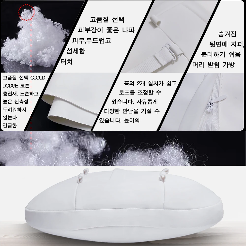 테슬라 모델 3 Y 플로킹/가죽 자동차 시트 목 베개 부드러운 메모리폼 목 베개 고품질 헤드레스트 요추 지지대