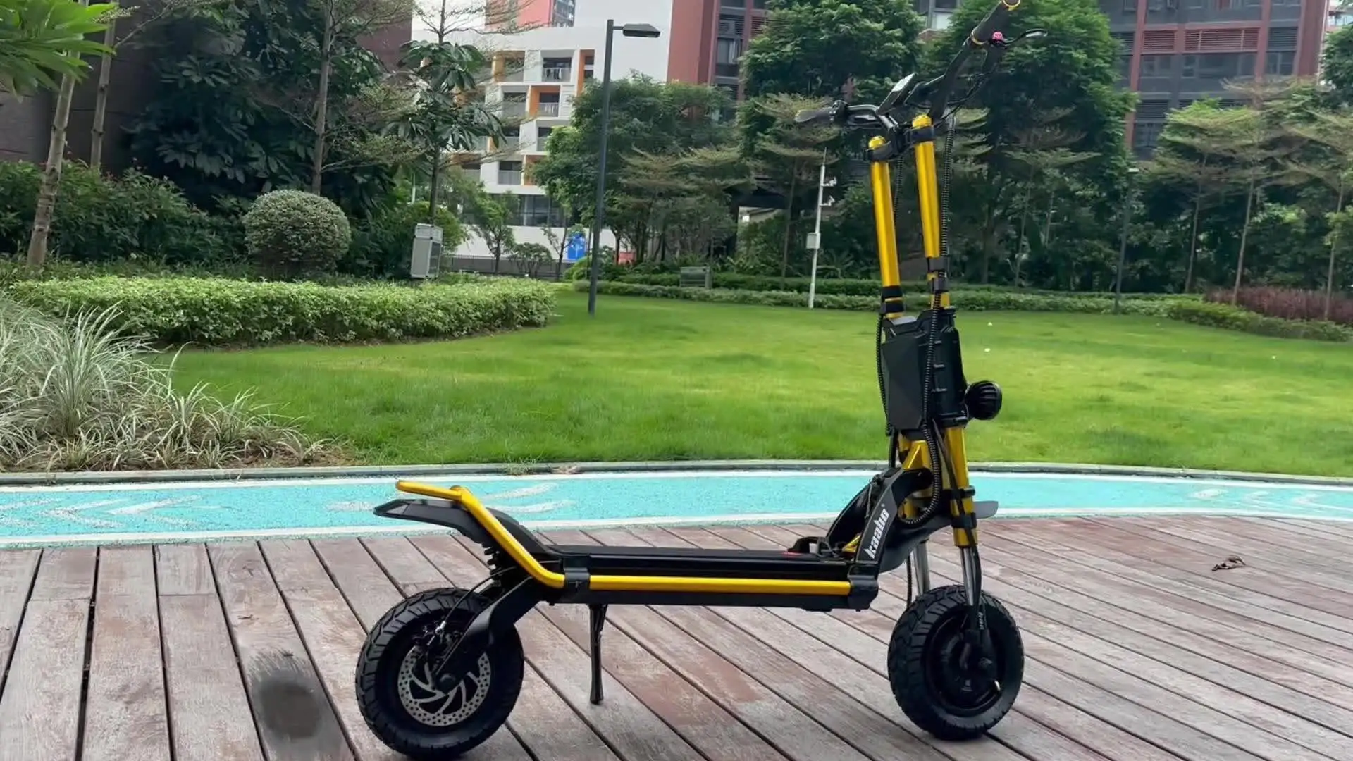Оригинальный Kaabo Wolf King GTR 72 В 35 Ач 2000 Вт * 2 двойной двигатель гидравлического