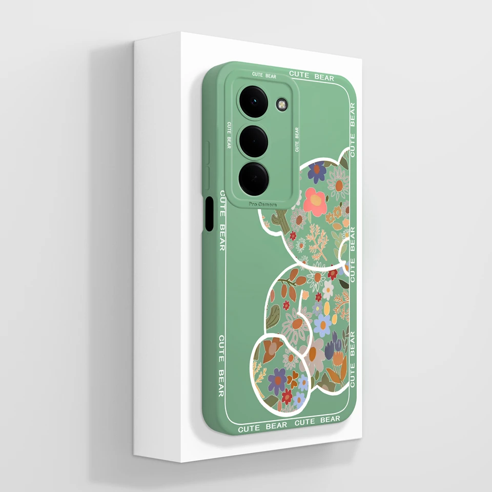 Adorable Girl Avocado Soft Back Cover - Trendy Fall Prevention Case