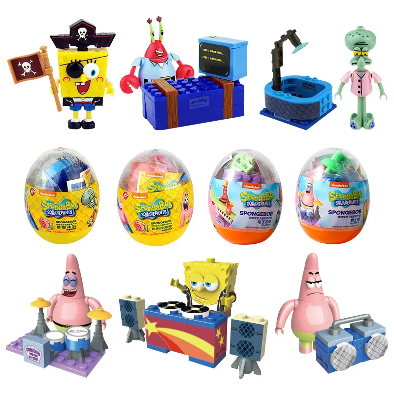 New Kawaii SpongeBobs Patrick Star Cartoon Cute Building Block Toy Dolls Kids Toys Anime Figure Model Toys For Boy Gif 1 New Kawaii SpongeBobs Patrick Star Cartoon Cute Building Block Toy Dolls Kids Toys Anime Figure Model Toys For Boy Gif 1