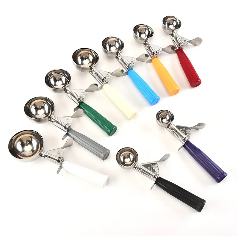 Kitchen Ice Cream Mash Potato Ball Scoop Stainless Steel Fruit Ice Ball Spoon Cream Scoop Kitchen Home Cake