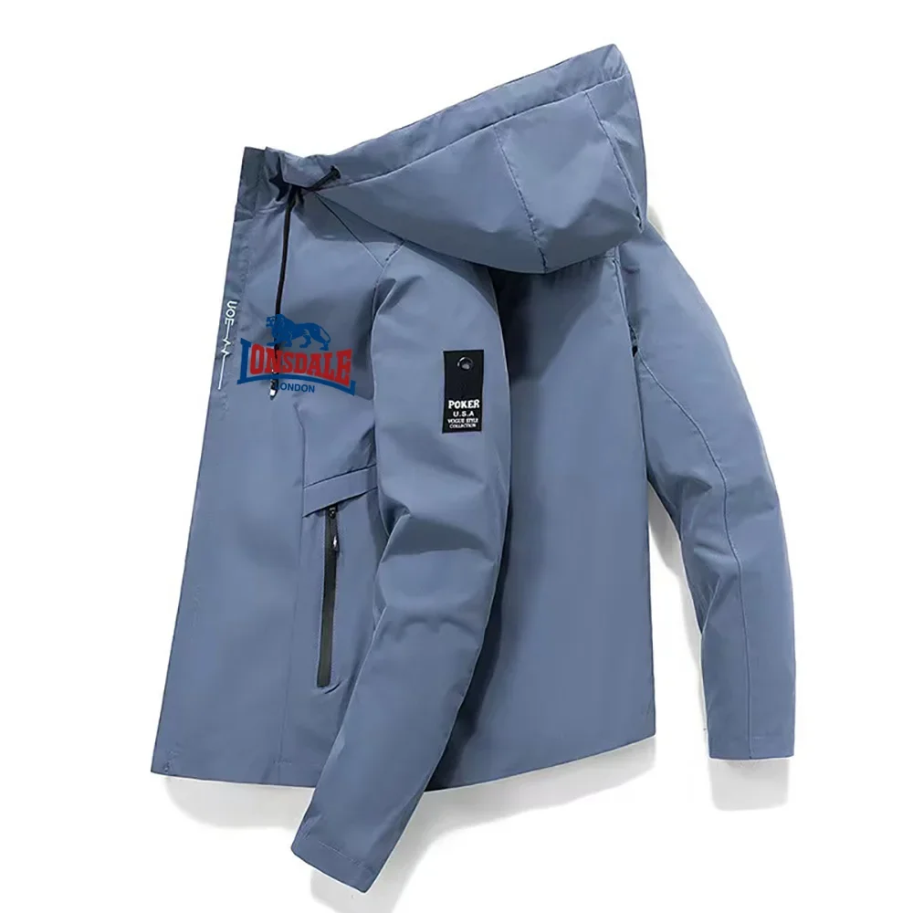 Chaqueta Dell Dragon Lion del Reino Unido 2024, chaqueta de la marca Lonsdale, chaqueta cortavientos para hombre, chaqueta de aventura al aire libre para primavera y otoño