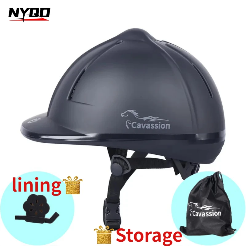 Ultra Light and Adjustable Adult and Children's Equestrian Riding Helmet Safety Protection Helmet with Soft Lining horse riding helmet