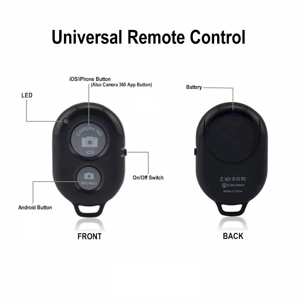 Camera Remote Shutter Button Camera Remote Shutter Release Shutter Release button for selfie accessory camera controller adapter photo control Bluetooth-compatible remote button selfie