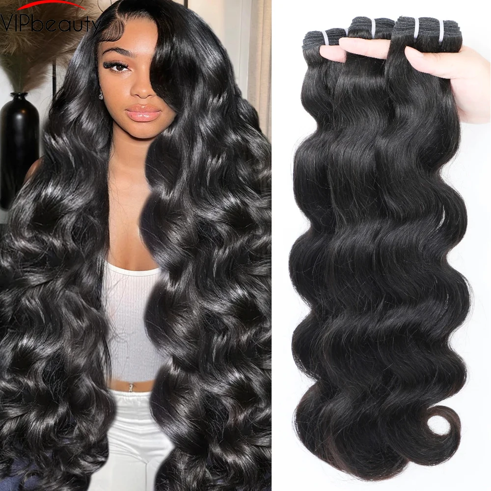 15A Body Wave Bundles Brazilian Virgin Human Hair Full Thick Ends 1/3/4 Pcs Natural Weave Hair Extensions Raw Unprocessed