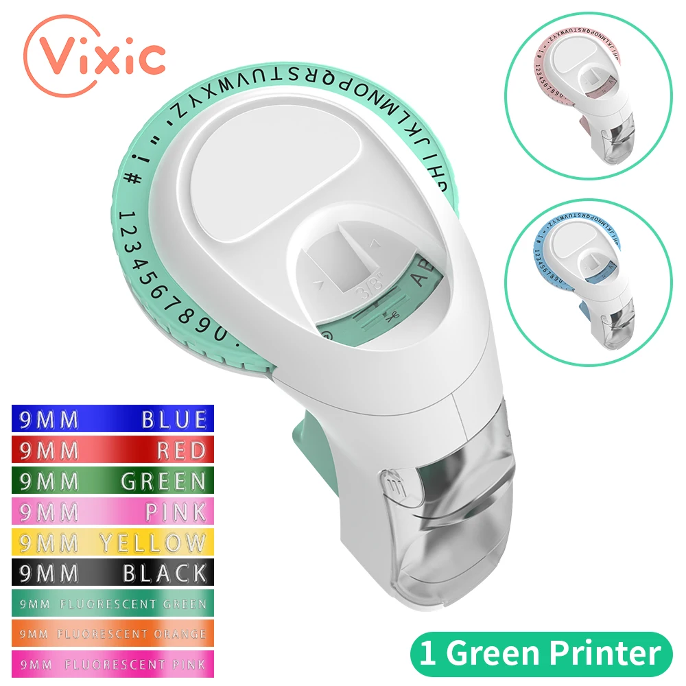 9 мм, Vixic, 3D тиснение, пишущая машинка, 3D этикетка, лента, ручная этикетка, совместимая с фотоэтикетками 12965, этикетка OmegaS