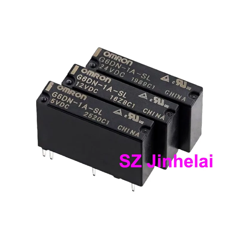 10 Pezzi Autentici Relè Omron Originali G6D-1A-Asi G6Dn-1A-Sl 5Vdc 12Vdc 24Vdc